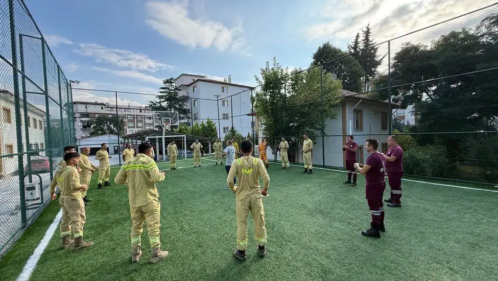 Amasya’da Yangına Karşı Hem Eğitim Hem Nöbet!