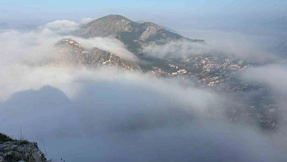 Amasya ‘sis denizi’nin altında kaldı