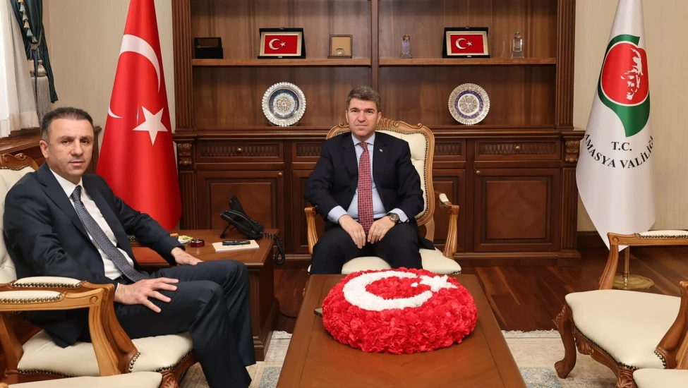 Amasya Valisi Bakan Misafirlerini Ağırladı