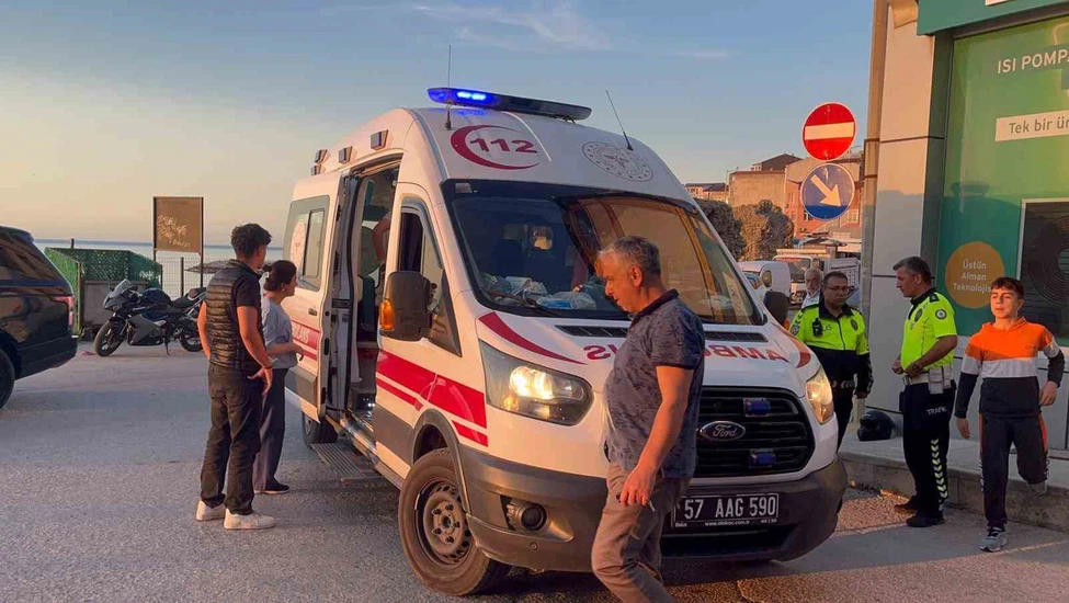 Devrilen Motosikletin Sürücüsü Yaralandı