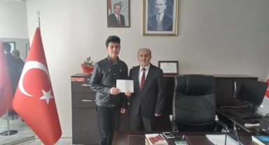 Dereceye Giren Öğrenci Ödüllendirildi