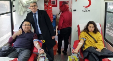 Orman Bölge Müdürlüğü Personeli Kan Bağışında Bulundu
