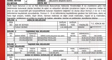 CHP Adayı Sevindi, Mal Varlığını Açıkladı!