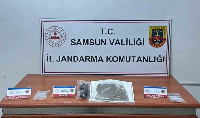 Jandarma tarafından uyuşturucuyla yakalanan şahıs tutuklandı