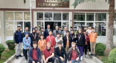 Şampiyonlardan Erdoğan ve Demir’e Ziyaret