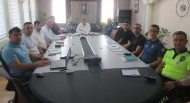 Kaymakam Karaaslan, Emniyet Personeli İle Bir Araya Geldi