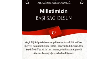 Karaaslan’dan başsağlığı mesajı