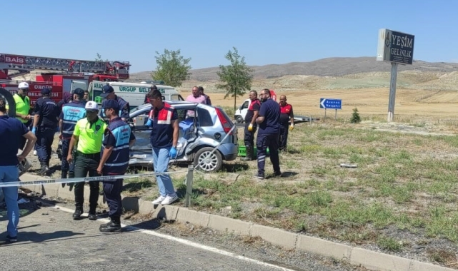 Trafik kazası: 1 ölü, 4 yaralı