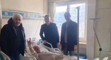 Başkan Akgül’den Ahmet Morkoç’a geçmiş olsun ziyareti