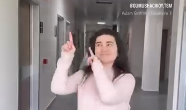 Sağlık çalışanlarından normal doğum için danslı paylaşım