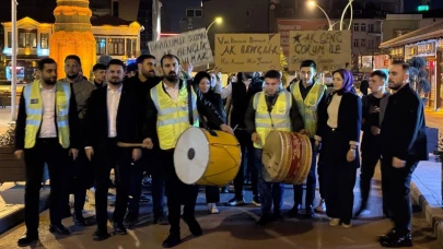 ÇORUM’U “SAHUR”A AK GENÇLİK KALDIRDI