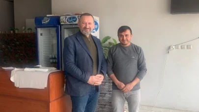 Sinan Tunç, İlçe Başkanını Ziyaret Etti!