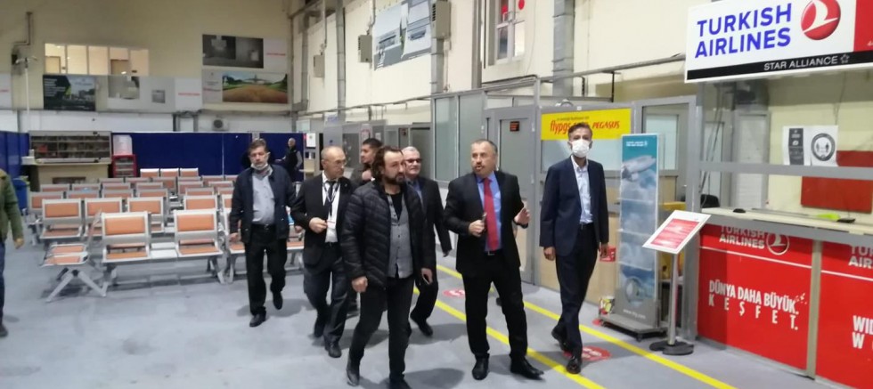ÇALIŞMALARI YERİNDE İNCELEDİ