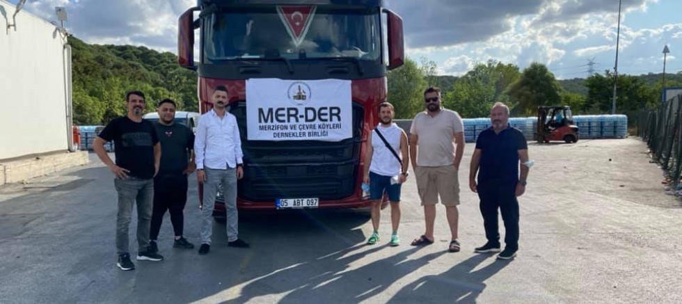 MER-DER’DEN 2 TIR İÇME SUYU