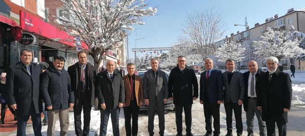 MİLLİ EĞİTİM MÜDÜRLERİ İLE MERZİFON’DA BİR ARAYA GELDİ