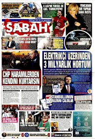 SABAH Gazete Manşeti