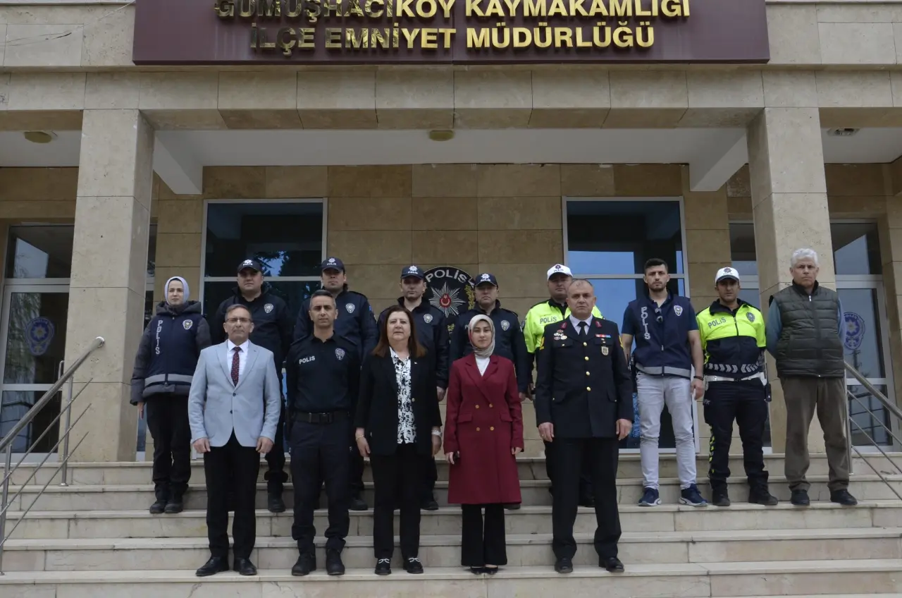 Gümüşhacıköy Protokolünden Görev Başındaki Personele Ziyaret 3