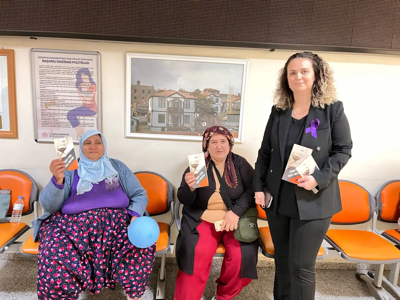 Merzifon’da Kanser Haftası Kapsamında Farkındalık Standı Kuruldu 1