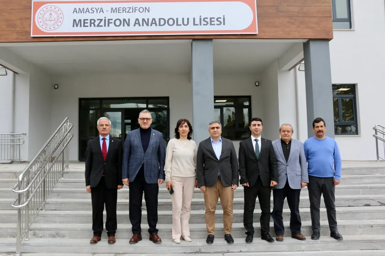 Merzifon Anadolu Lisesi Yeni Yüzüyle Ziyaret Edildi 2