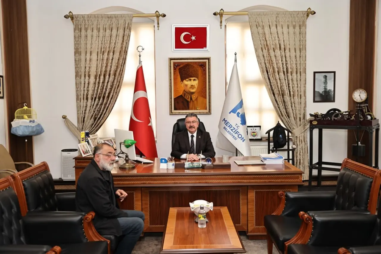 Başkan Kargı, Misafirlerini Makamında Ağırlamaya Devam Ediyor 1