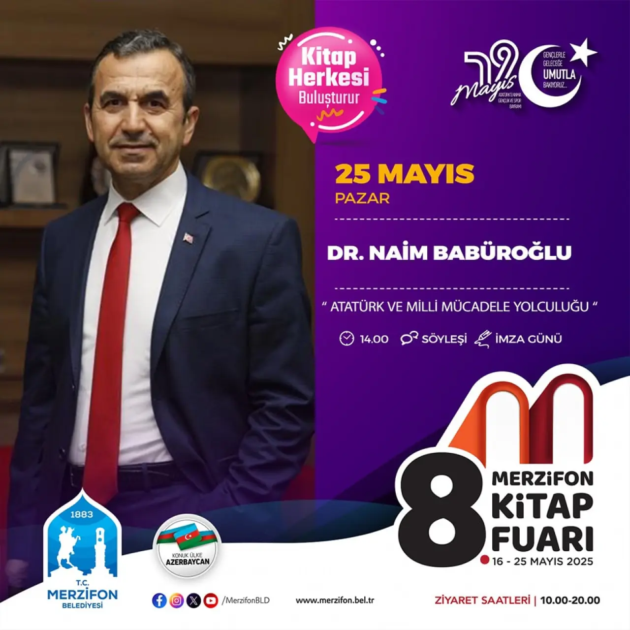 Merzifon 8. Kitap Fuarı’nda Kültür ve Edebiyat Rüzgarı Esecek 5