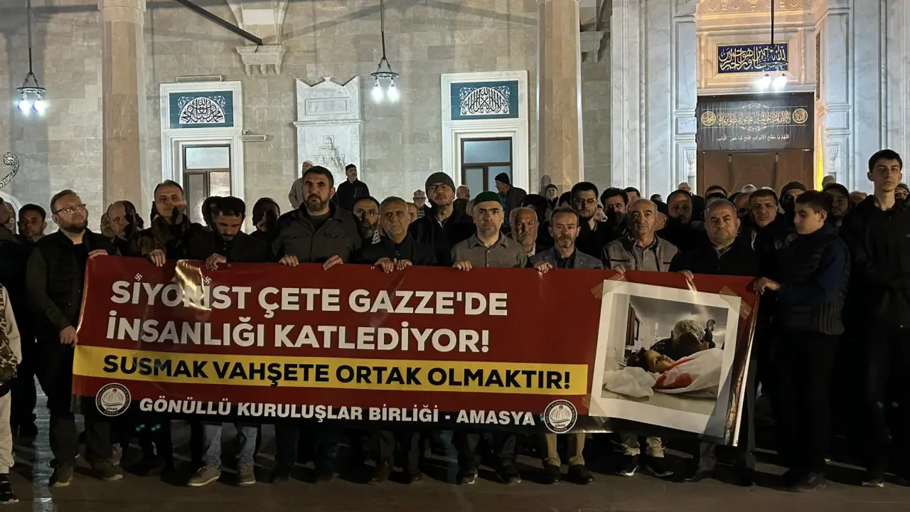 Amasya Halkı Gazze İçin Ayakta! 1