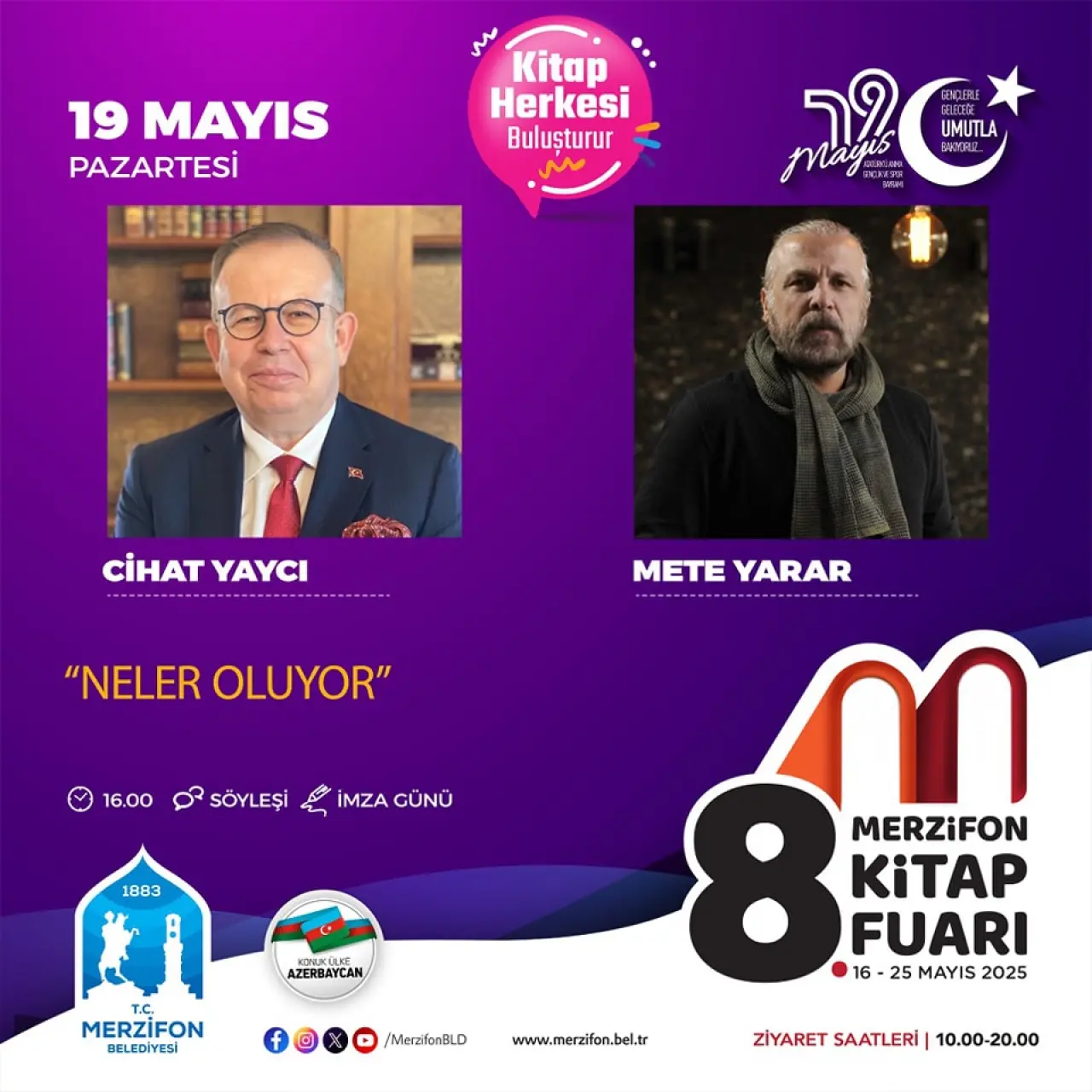 Merzifon 8. Kitap Fuarı’nda Kültür ve Edebiyat Rüzgarı Esecek 2