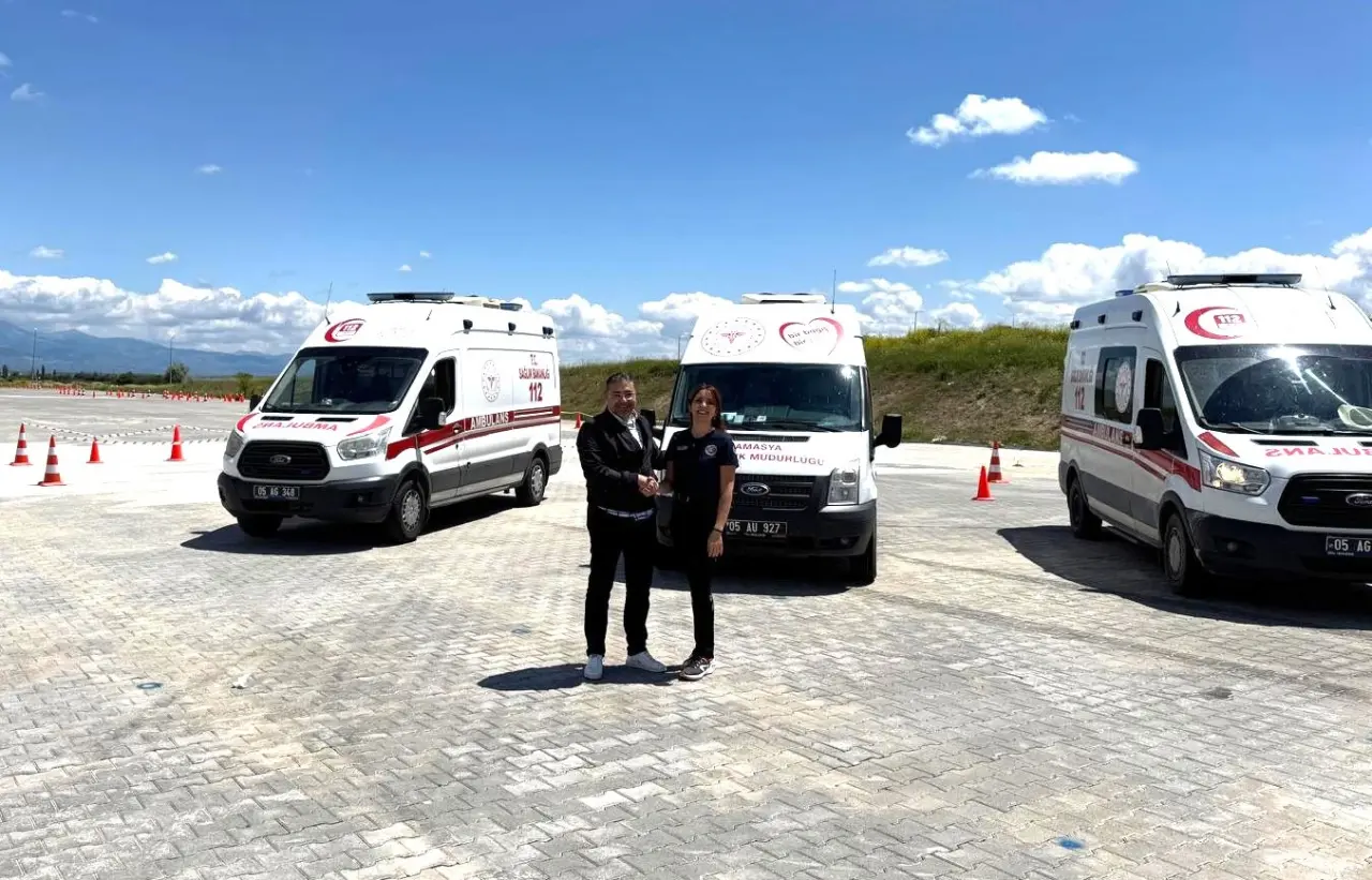 Merzifon’da Ambulans Sürüş Güvenliği Eğitimi Başarıyla Tamamlandı 2
