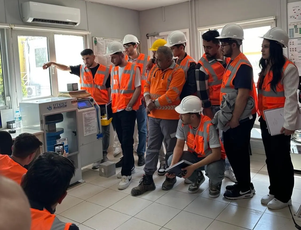 Merzifon MYO İnşaat Bölümü Öğrencilerinden Akçansa’ya Teknik Ziyaret 1