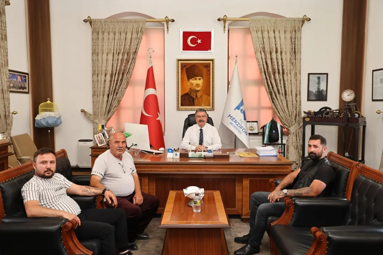 Başkan Alp Kargı, Belediyede Konuklarını Ağırlamaya Devam Ediyor 1