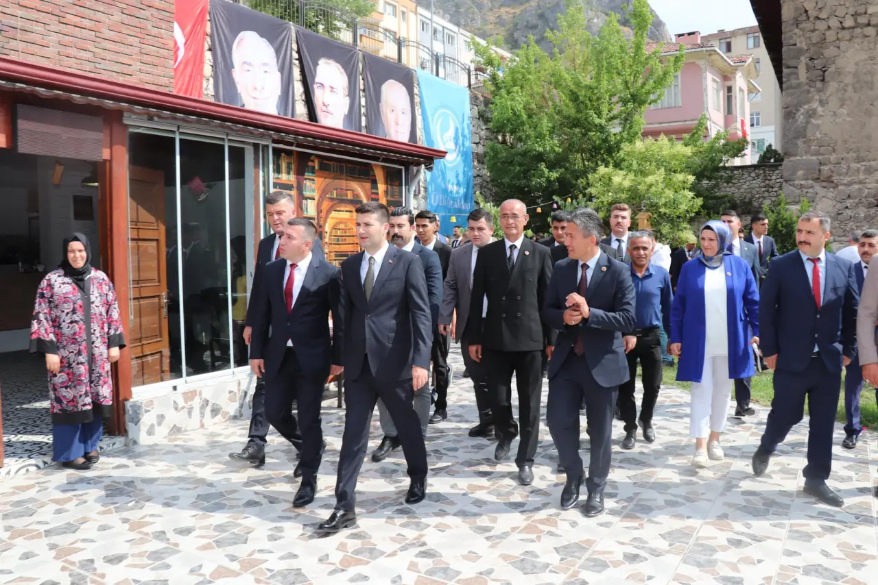 Ülkü Ocakları Genel Başkanı Yıldırım Amasya’da 2