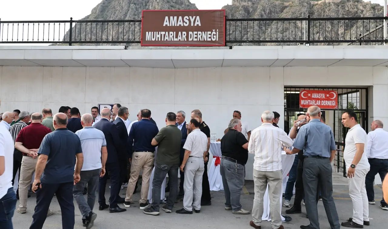 Amasya Muhtarlar Derneği Hizmet Ofisi Açıldı 4