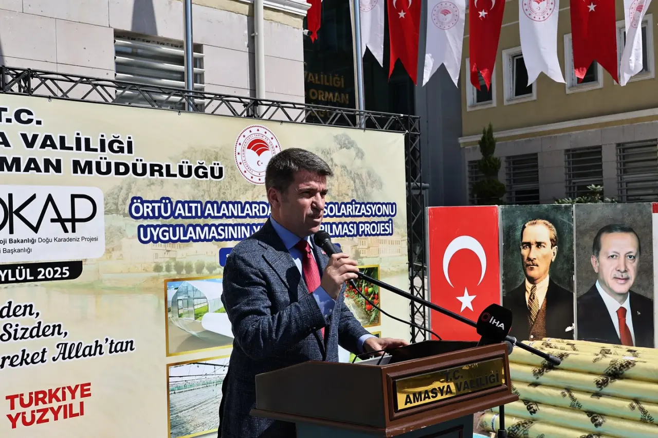 Amasya’da Üreticilere GES’li Çadır ve Solarizasyon Desteği 2