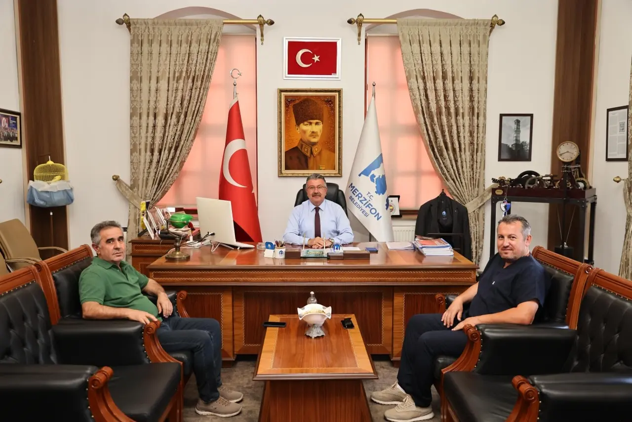 Başkan Alp Kargı Belediyede Konuklarını Ağırladı 10