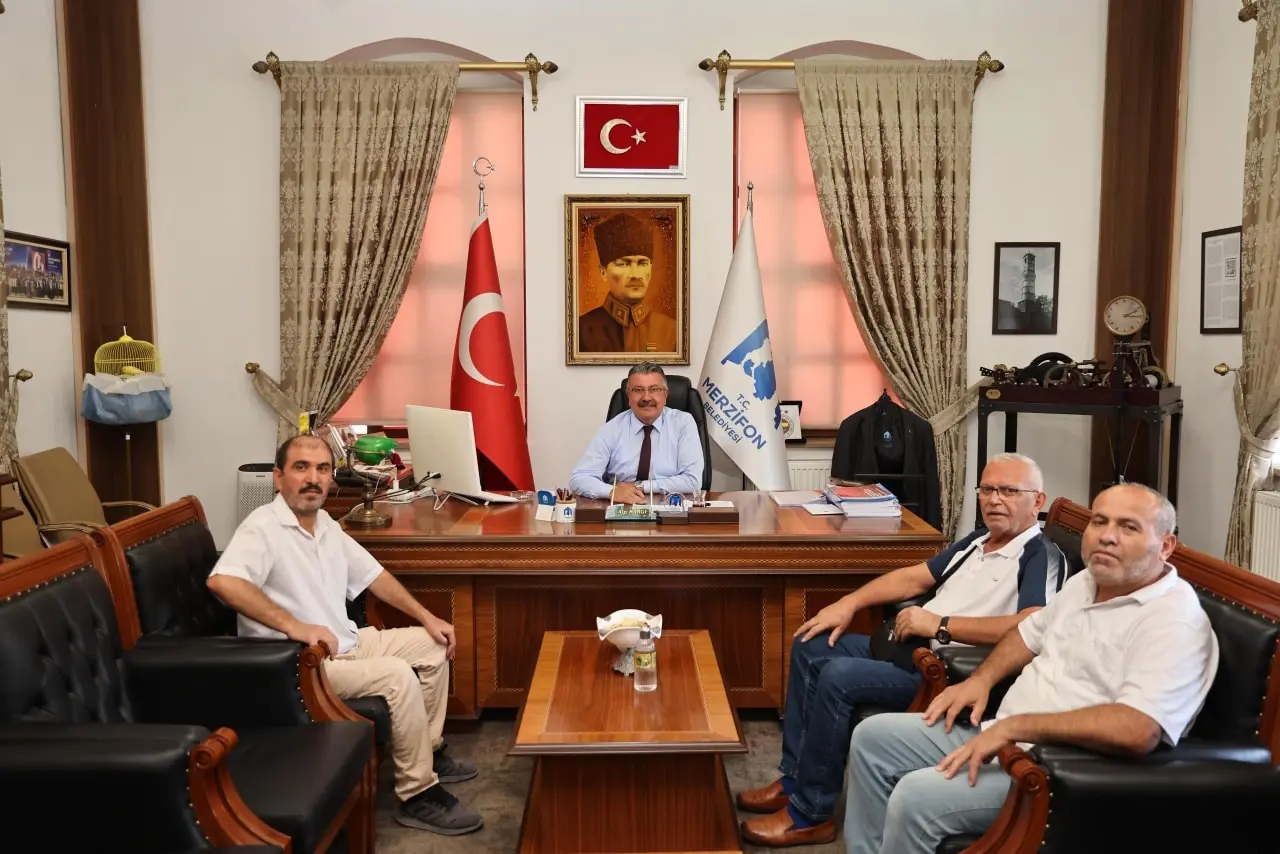 Başkan Alp Kargı Belediyede Konuklarını Ağırladı 7