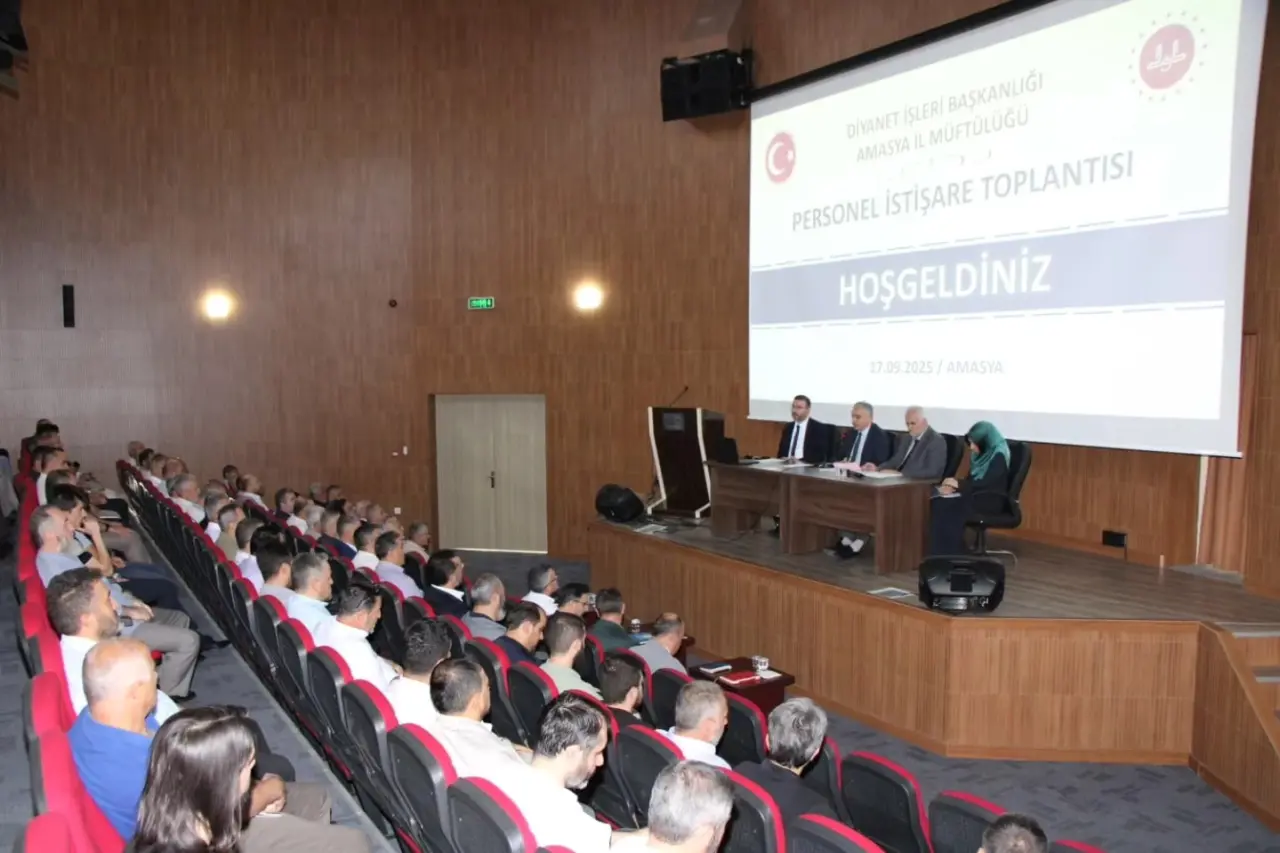 Amasya İl Müftülüğü’nde Eylül Ayı Personel İstişare Toplantısı Gerçekleşti 2