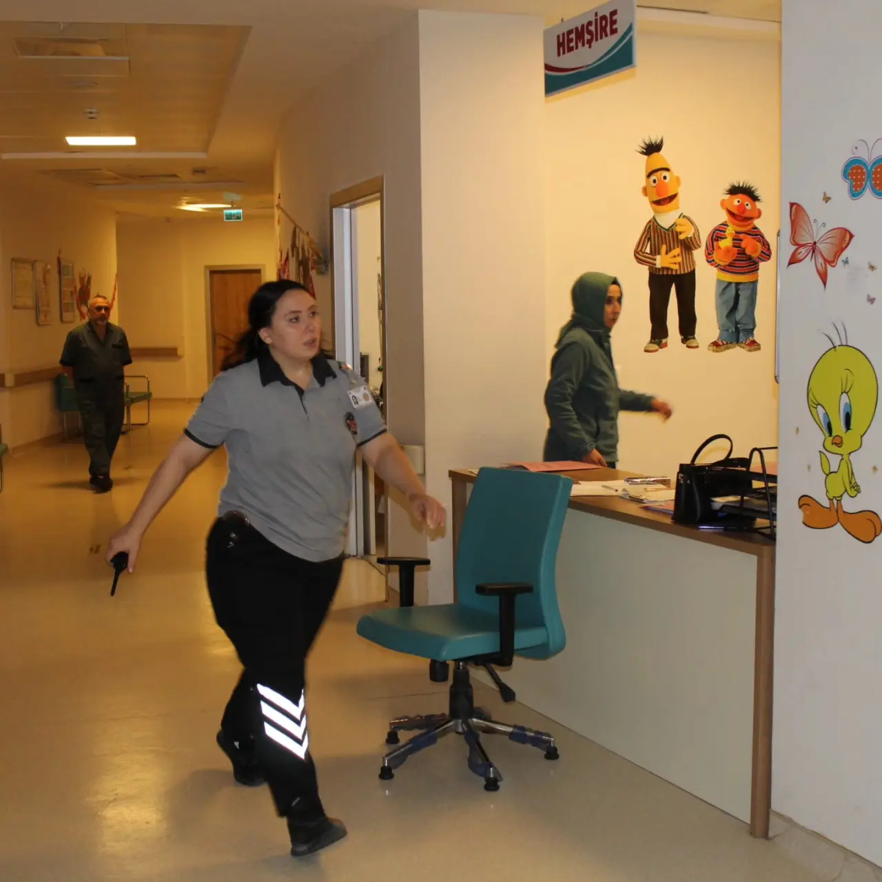 Hastanede Yangın Tatbikatı 2