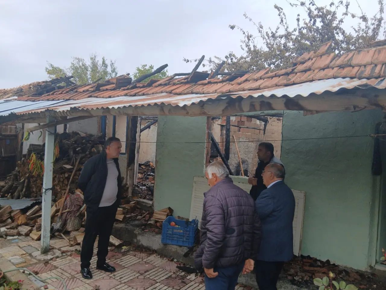 Balgöze Köyü’ndeki Yangına Hızlı Müdahale 1