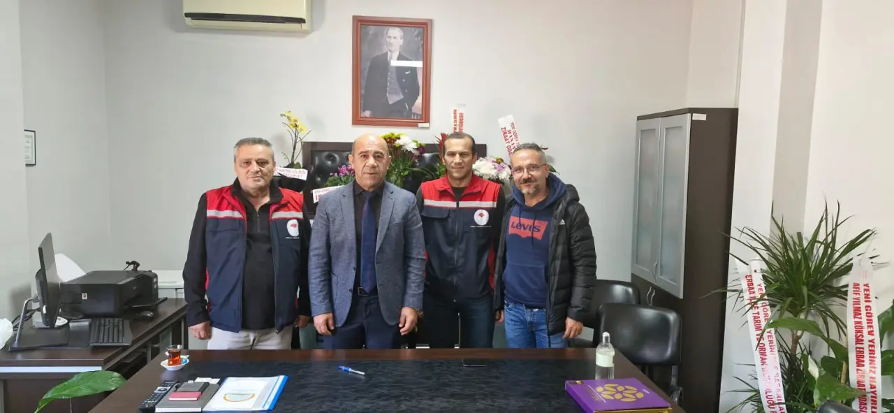 Taşova İlçe Tarım Müdürü Gökbulut’a Erbaa’dan Ziyaret 3