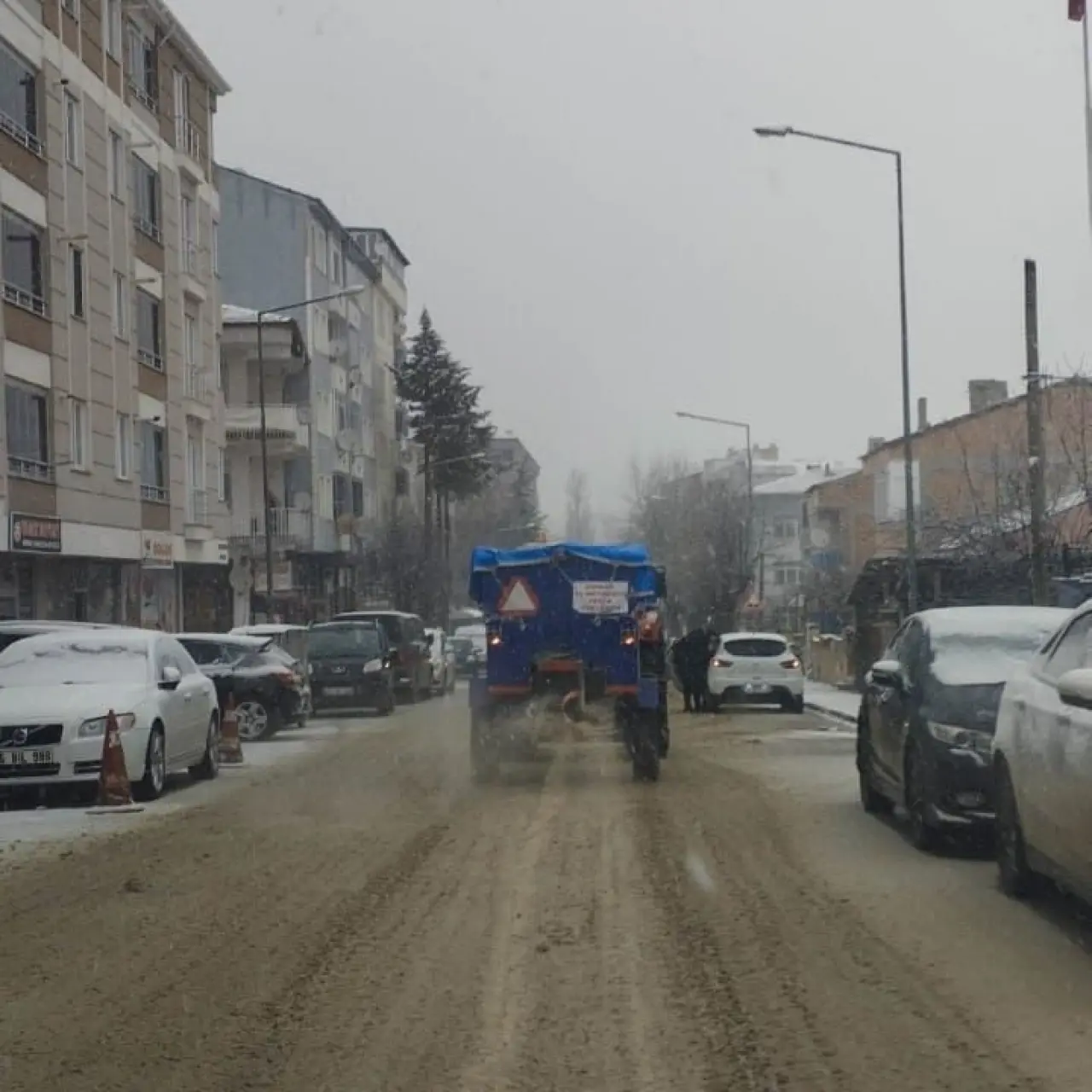 Merzifon’da Kar Mesaisi: Belediye Ekipleri 7/24 Sahada 2