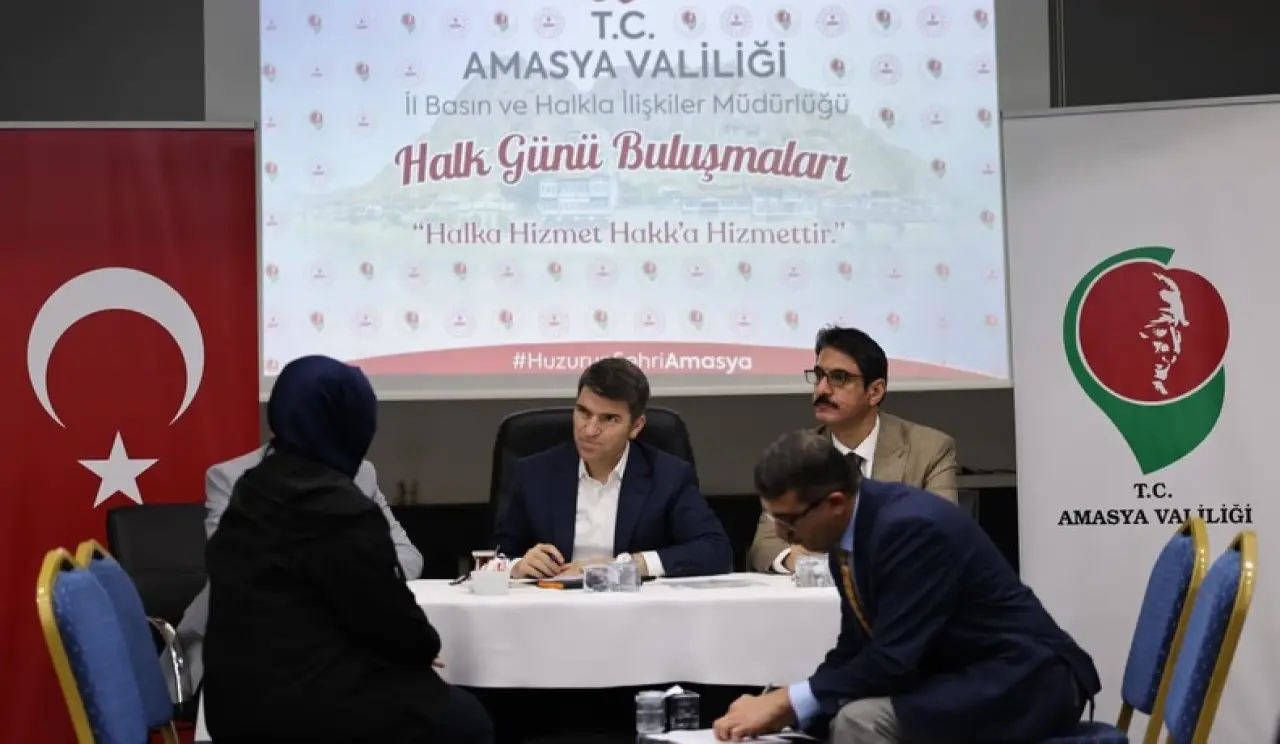 Amasya Valisi Bakan Vatandaşlarla Buluştu 3