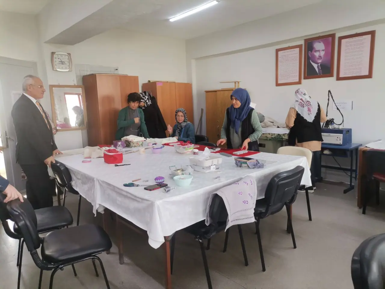 Ahmet Yozgat’tan Halk Eğitimi Kurslarına Ziyaret 3