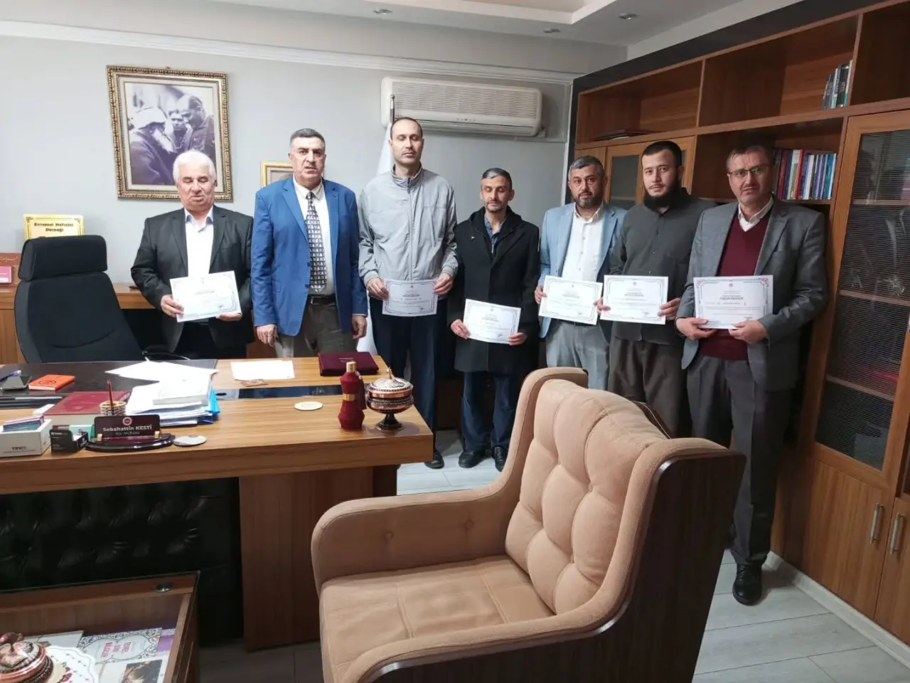 Merzifon Müftülüğünde Din Görevlilerine Sertifikaları Verildi 1