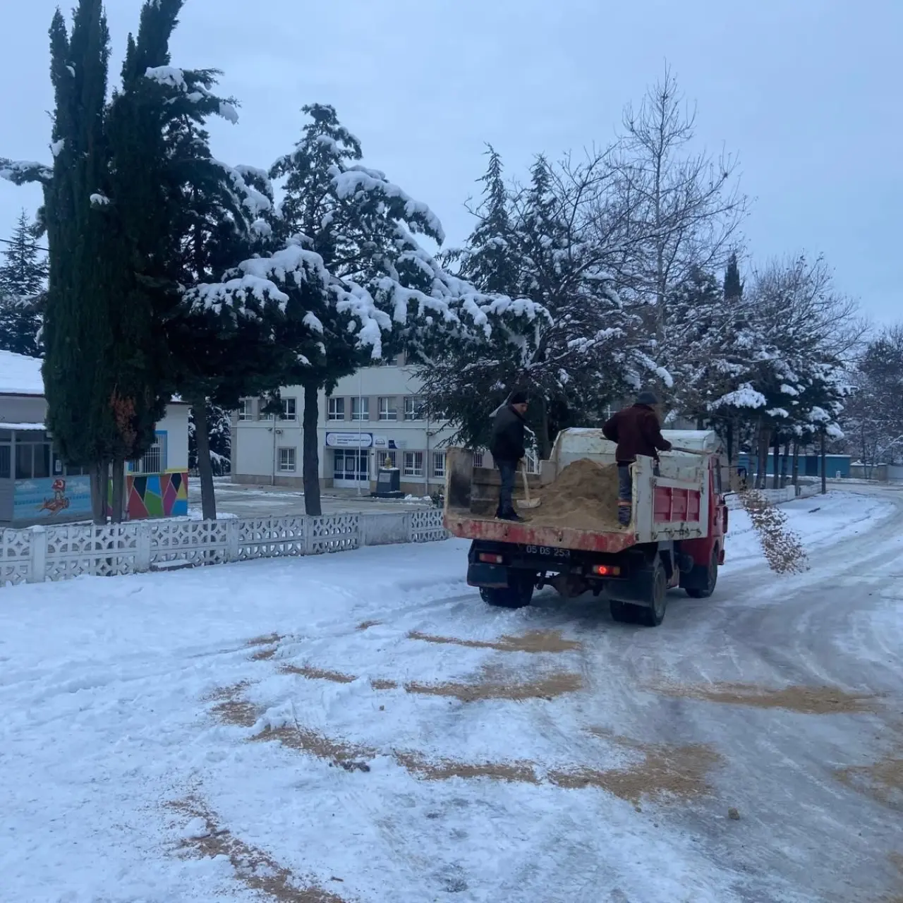 Merzifon’da Buzlanmaya Karşı Önlem 5