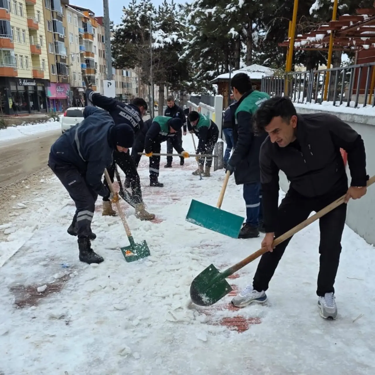 Merzifon’da Buzlanmaya Karşı Önlem 2