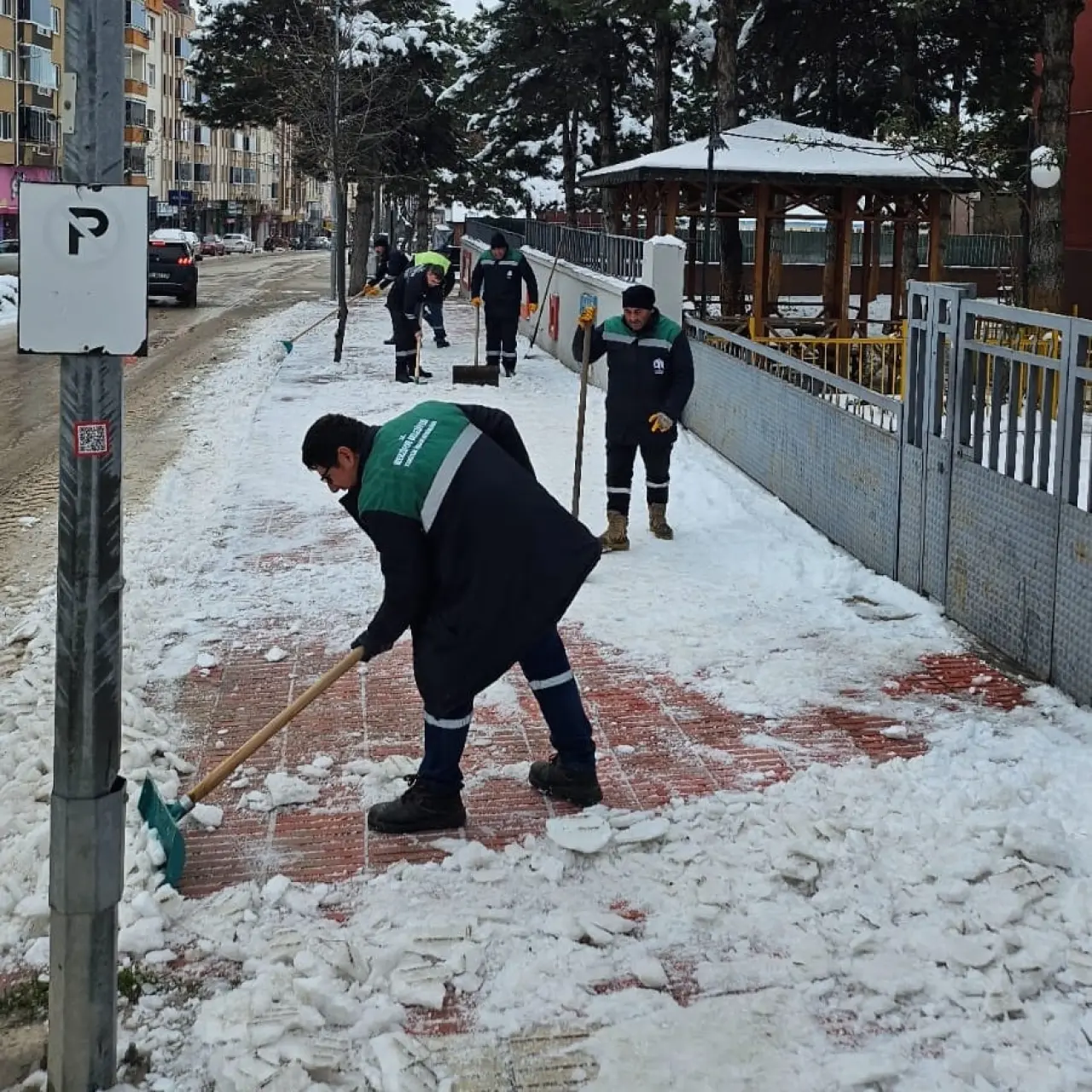 Merzifon’da Buzlanmaya Karşı Önlem 10