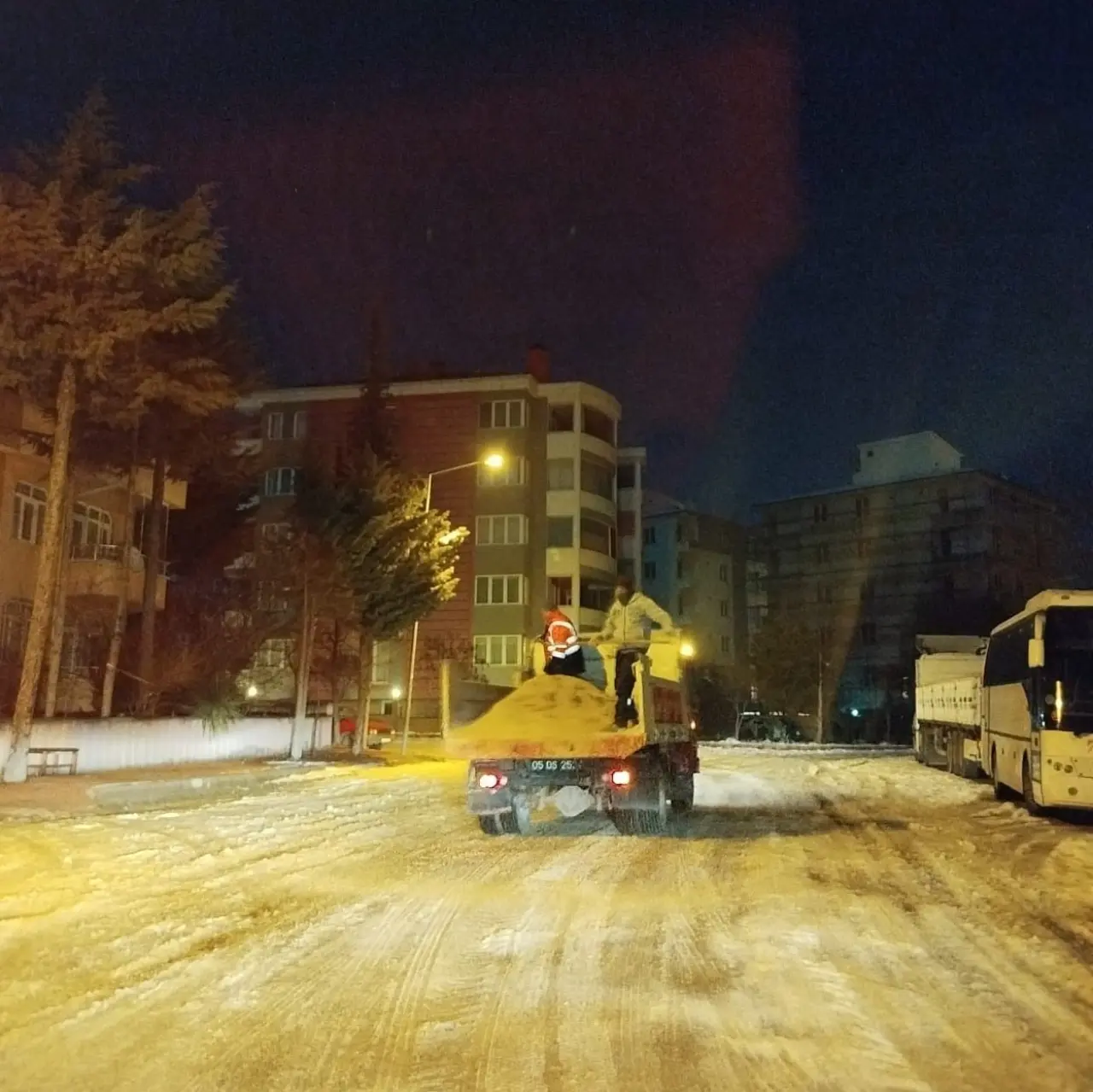 Merzifon’da Kışa Karşı 7/24 Mücadele 5