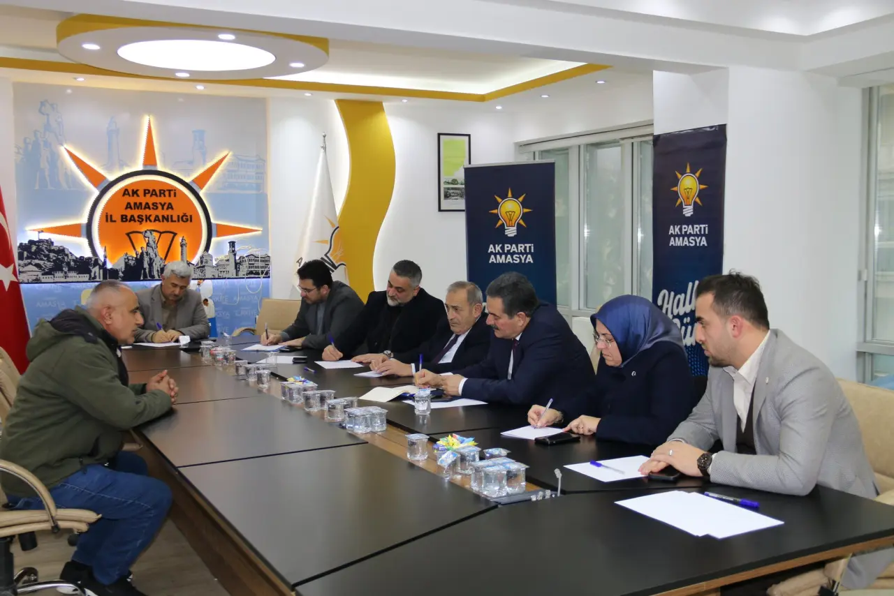 AK Parti Amasya İl Başkanlığı’nda Halk Günü Buluşması 2