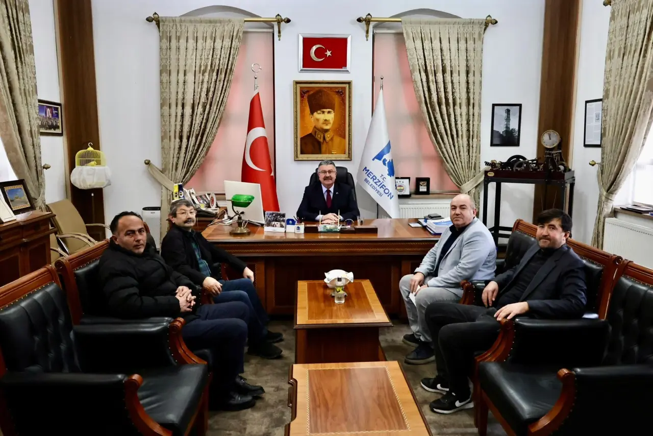 Merzifon’da Belediye Gündemi Ziyaretlerle Doldu 2