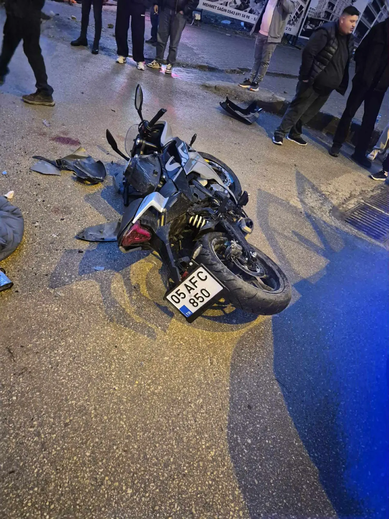 Merzifon’da Motosiklet ile Otomobil Çarpıştı: 2 Yaralı 2
